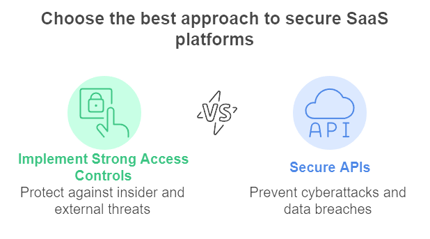 Choose the best approach to secure SaaS platforms