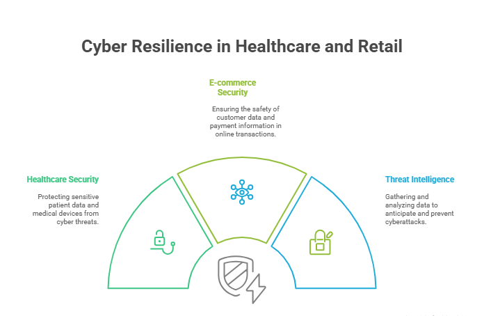 Cyber Resilience in Healthcare and Retail