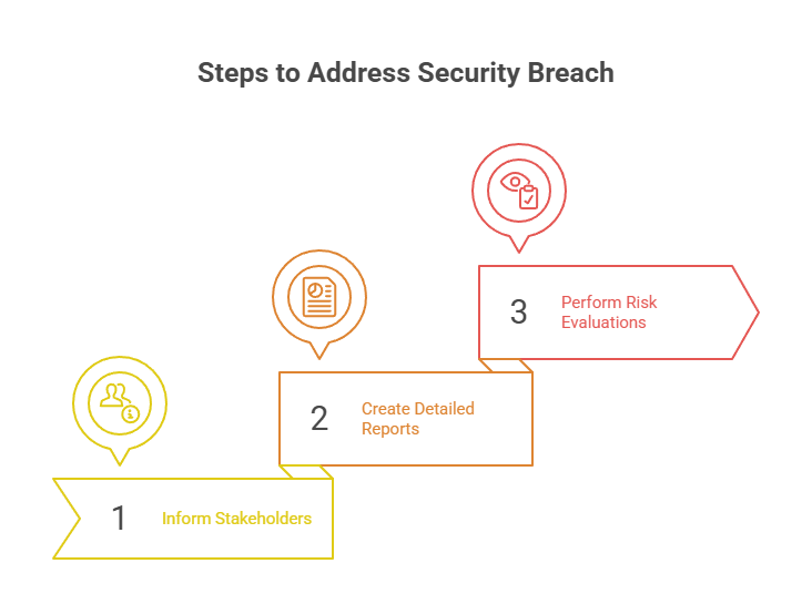 Steps to Address Security Breach