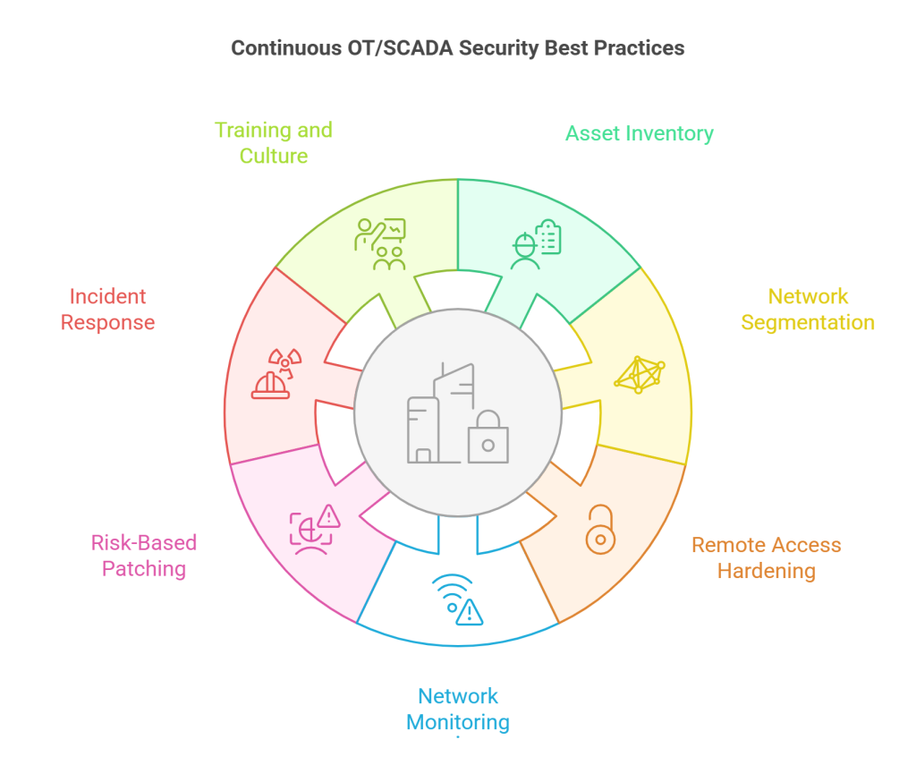 Continuous OTSCADA Security Best Practices