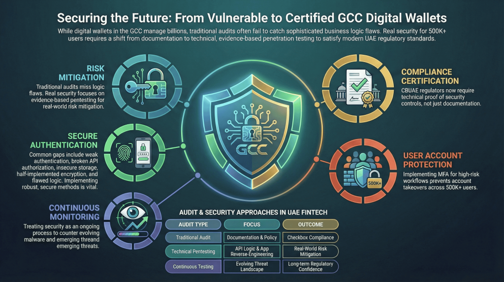 gcc digital wallet security infographics